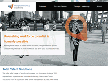 Tablet Screenshot of manpowergroupsolutions.com
